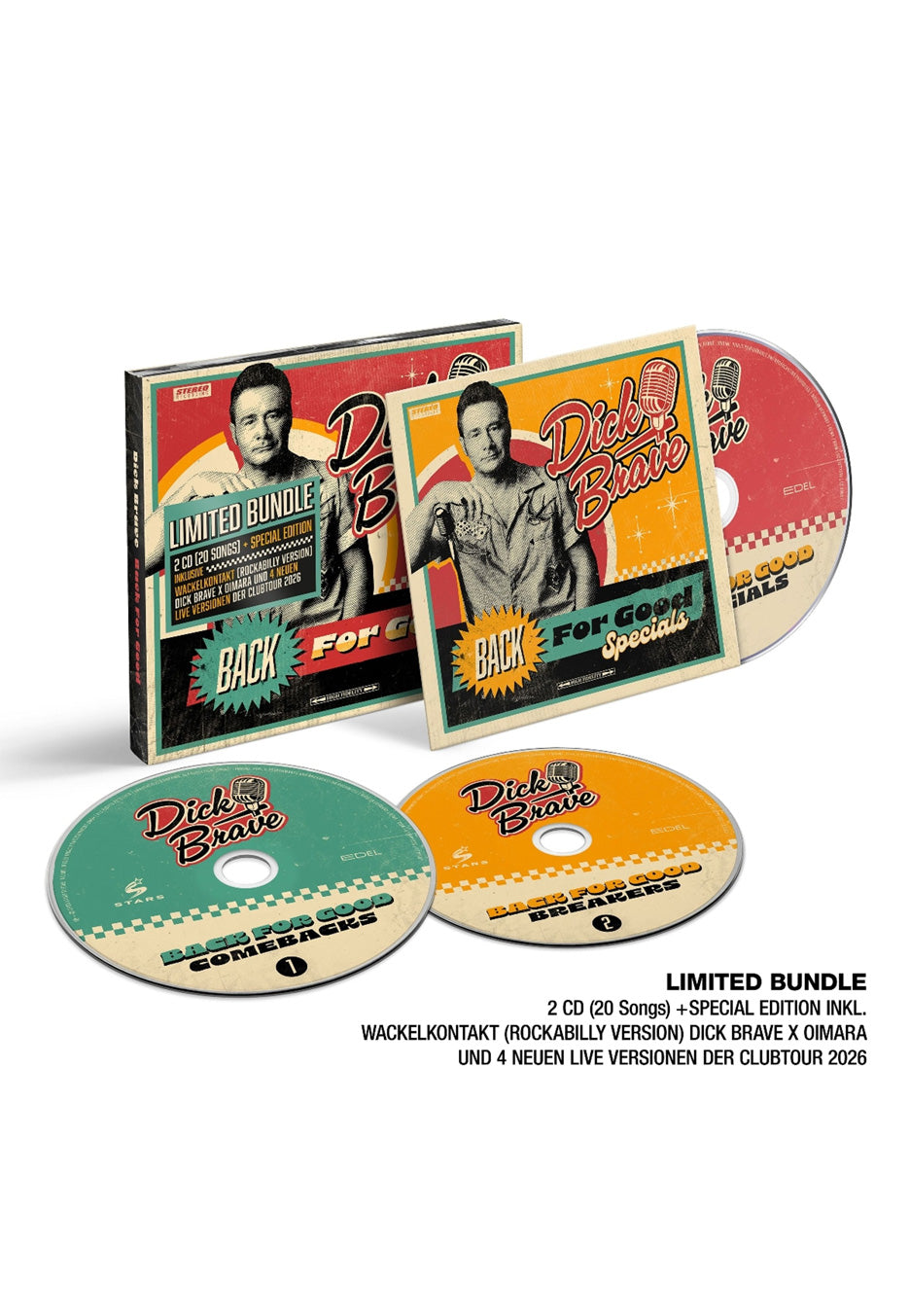 Dick Brave Back For Good (Re-Edition) Digi 2 CD