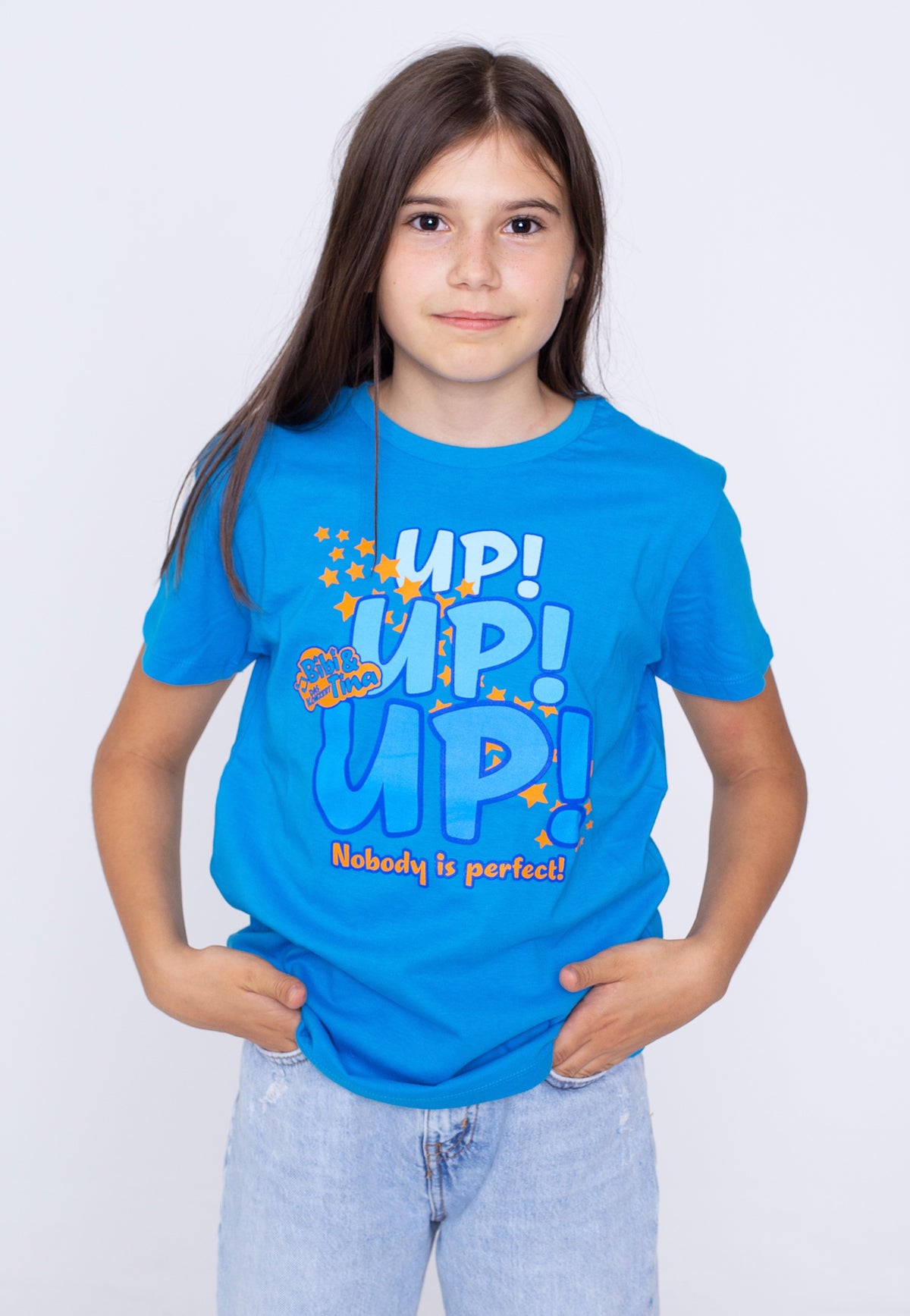 Bibi & Tina Up! Up! Up! Nobody Is Perfect! Azur Kids T-Shirt