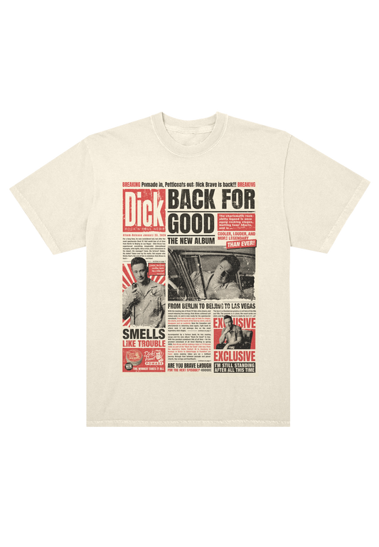 Dick Brave - Newspaper Natural - T-Shirt | Men-Image