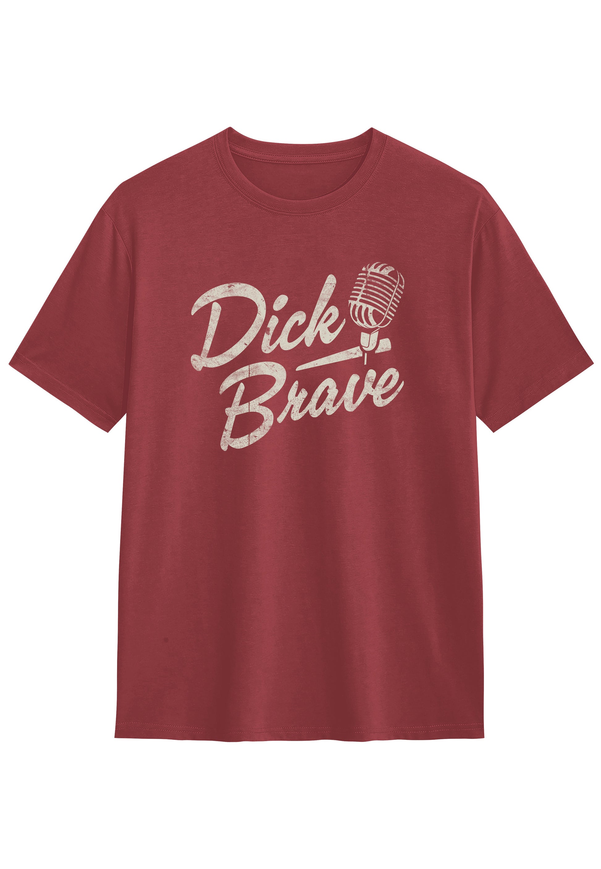 Dick Brave - Mic Logo Cardinal Red - T-Shirt | Men-Image
